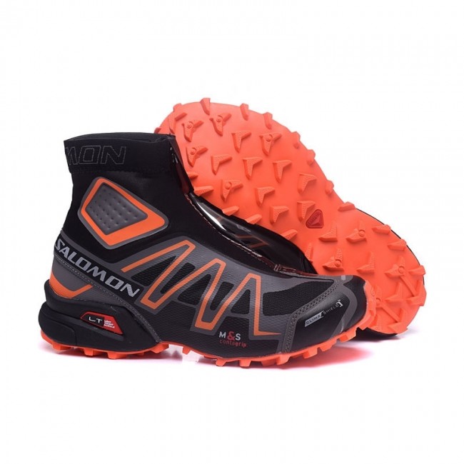 2018 Salomon Snowcross Men Shoes In Orange Black