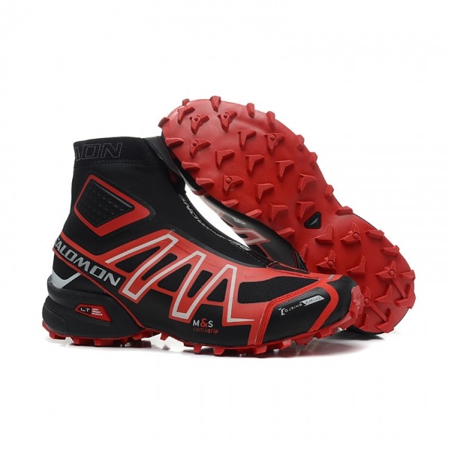2018 Salomon Snowcross Men Shoes In Red Black