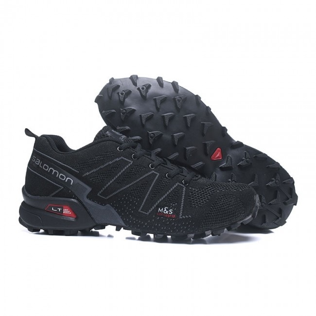Salomon Mountain Speedcross 3.5 Men Shoes In Black Gray