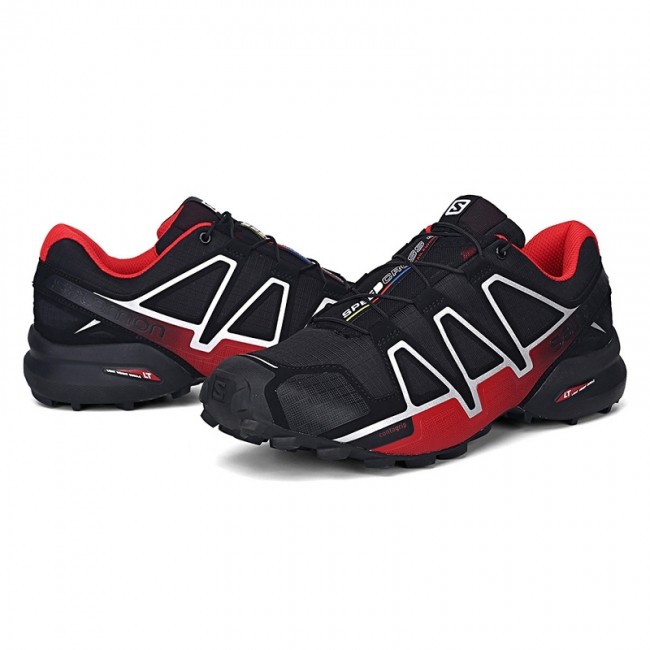 Salomon Mountain Speedcross 4 Men Shoes In Black Red