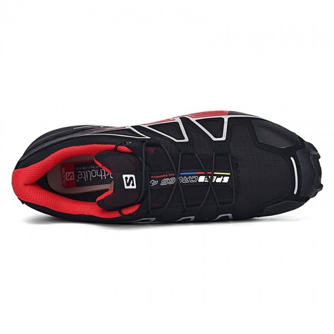 Salomon Mountain Speedcross 4 Men Shoes In Black Red