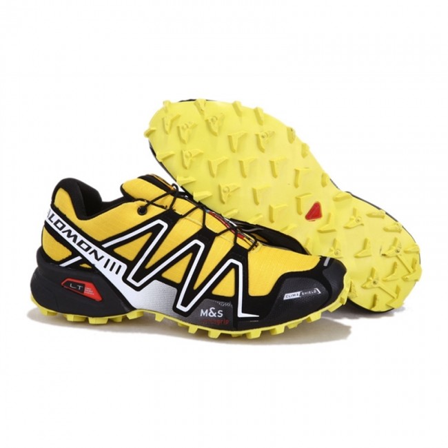 Salomon Mountain Trail Running Speedcross 3 Mens Shoes In Yellow Ii