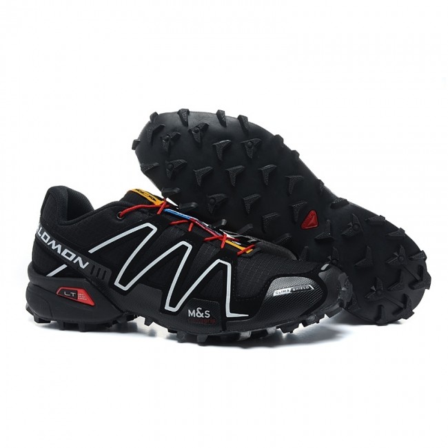 Salomon Mountain Trail Running Spikecross 3 Cs Womens Shoes In Black