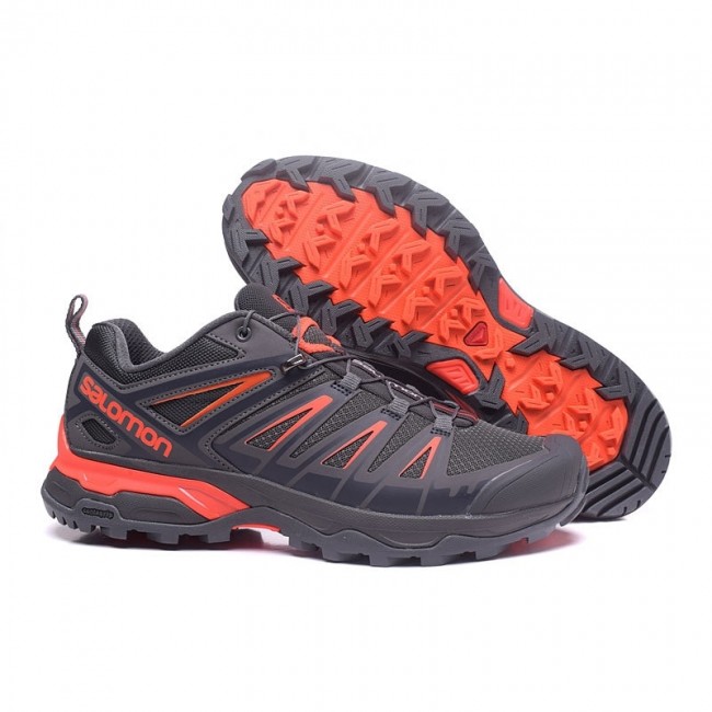 Salomon Mountain Trail Running Xt Hornet 2.0 Mens Shoes In Black Orange