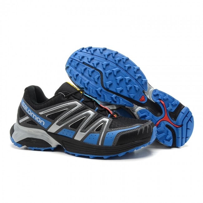 Salomon Mountain Trail Running Xt Hornet Mens Shoes In Black Blue