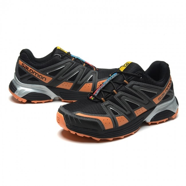 Salomon Mountain Trail Running Xt Hornet Mens Shoes In Orange Black