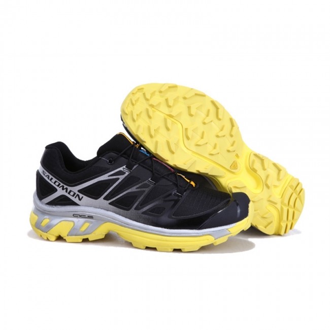 Salomon Mountain Trail Running Xt Wings 3 Para Mens Shoes In Black Yellow