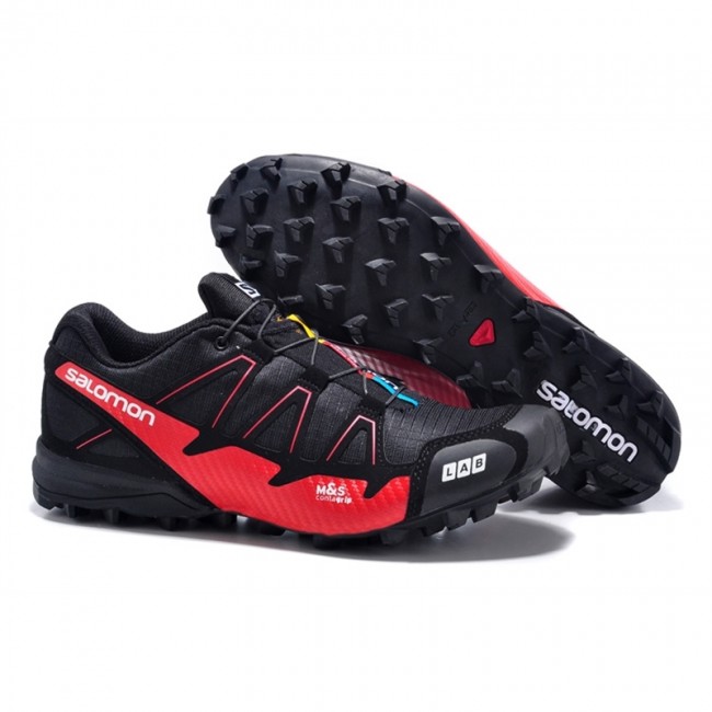 Salomon S-Lab Fellcross 2 Shoes In Black Red