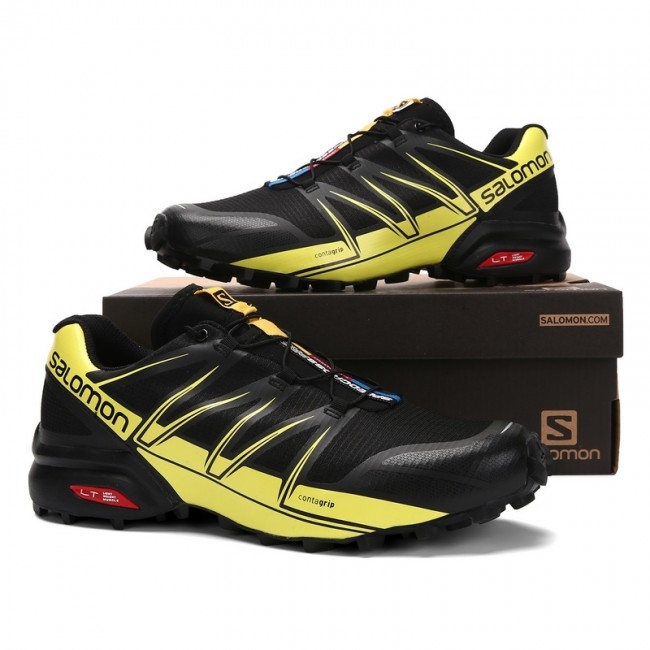 Salomon Speedcross Pro Men Shoes In Black Yellow