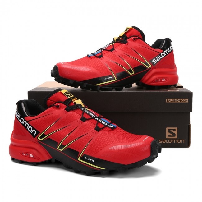 Salomon Speedcross Pro Men Shoes In Red Black