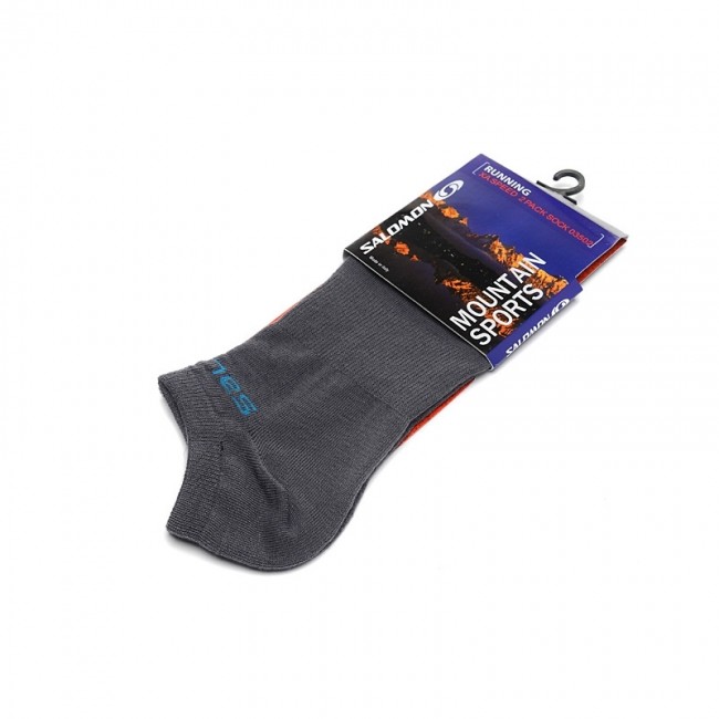 Salomon Short Socks In Gray