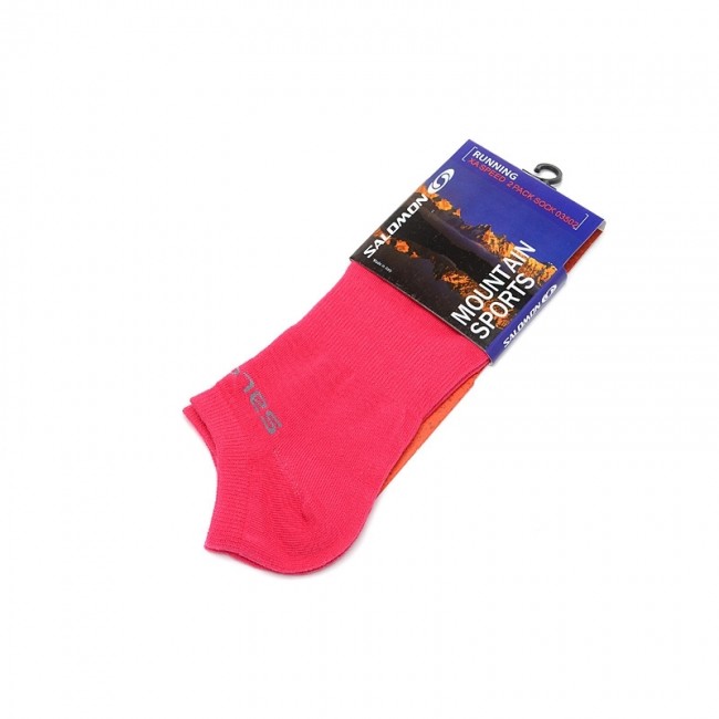 Salomon Short Socks In Red