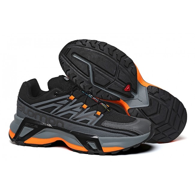 Men's Salomon Shoes XT Street In Black Gray Orange